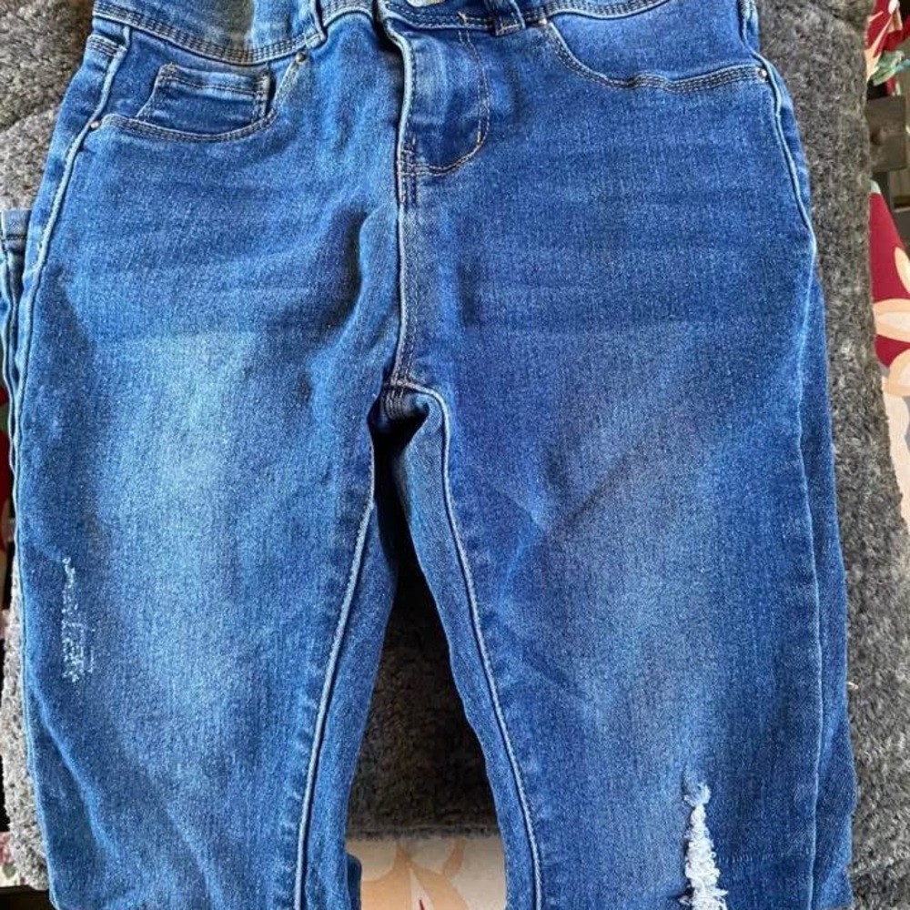 YMI Kids Blue Distressed Jeans